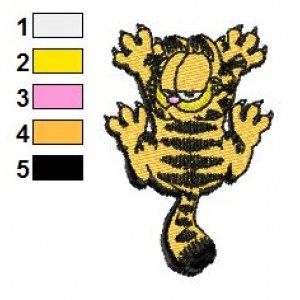Garfield 01 Embroidery Designs 4